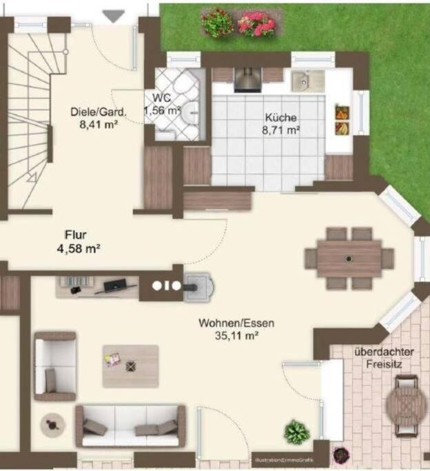 Phantastisches Haus Mit Pool Direkt In Muenchen Eksteriør bilde